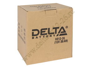 Закрытая коробка с аккумулятором Delta HR 12-26